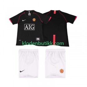 Manchester United 2007 2008 Barn Retro Borte Fotballdrakt Kortermet
